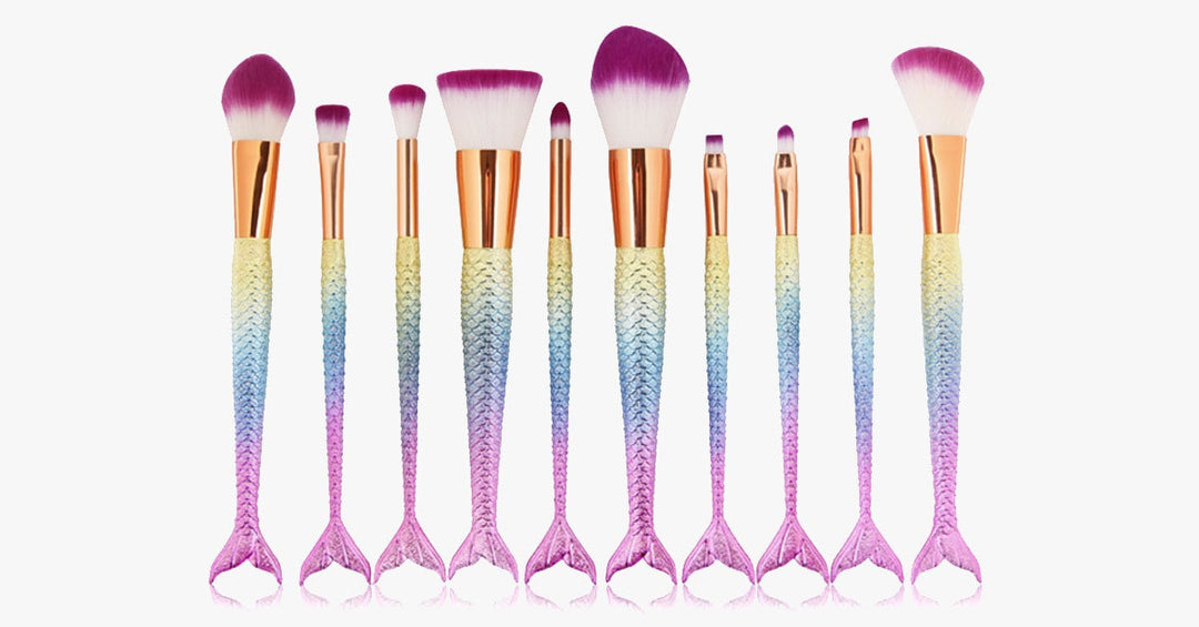 BowLift | Mermaid Tail Rainbow Makeup Brush – Perfect for keeping you dreamy