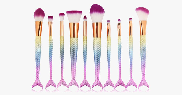 BowLift | Mermaid Tail Rainbow Makeup Brush – Perfect for keeping you dreamy