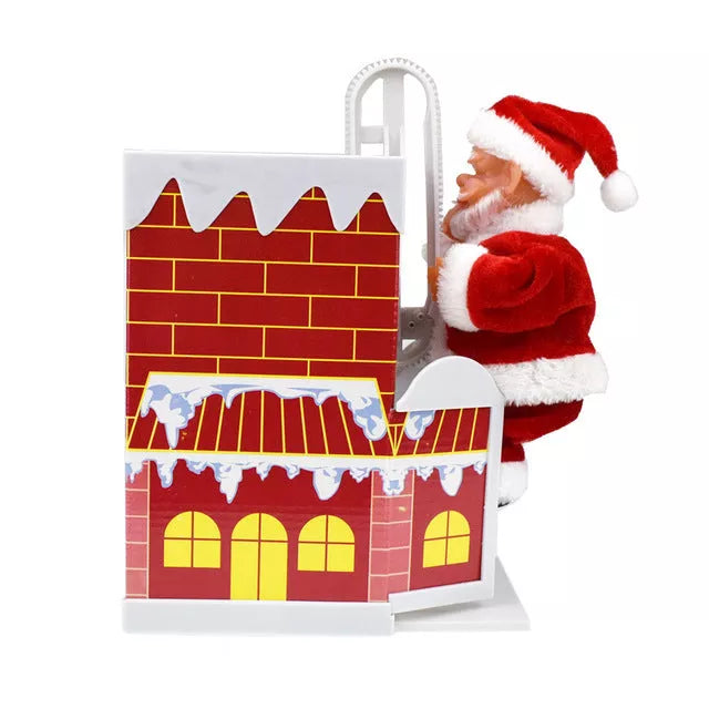 BowLift | Electric Climbing chimney Santa Claus