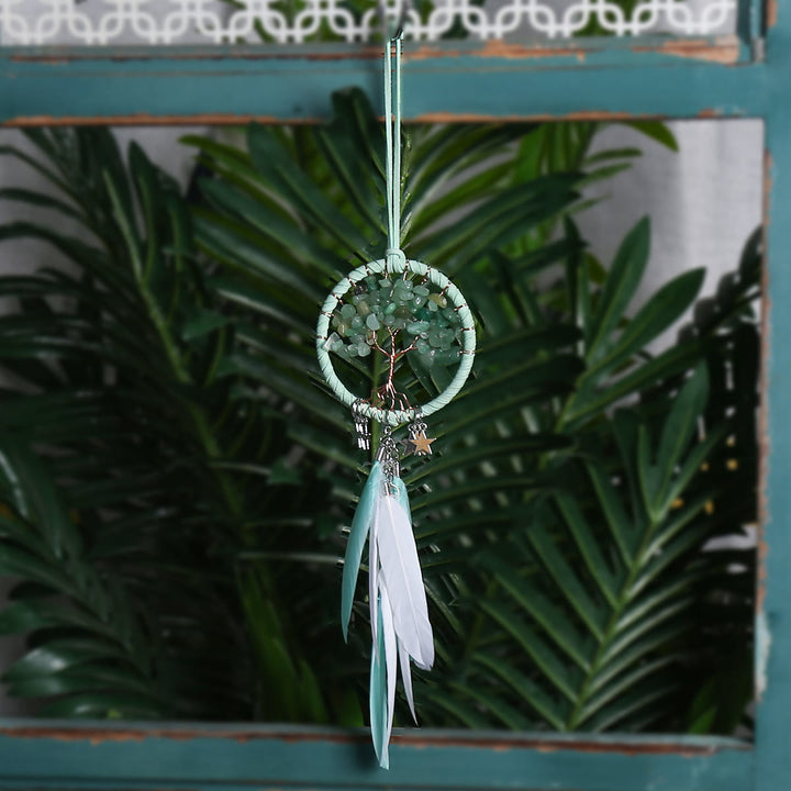 BowLift | Tree of Life Gemstone Dreamcatcher Hanging Jewelry