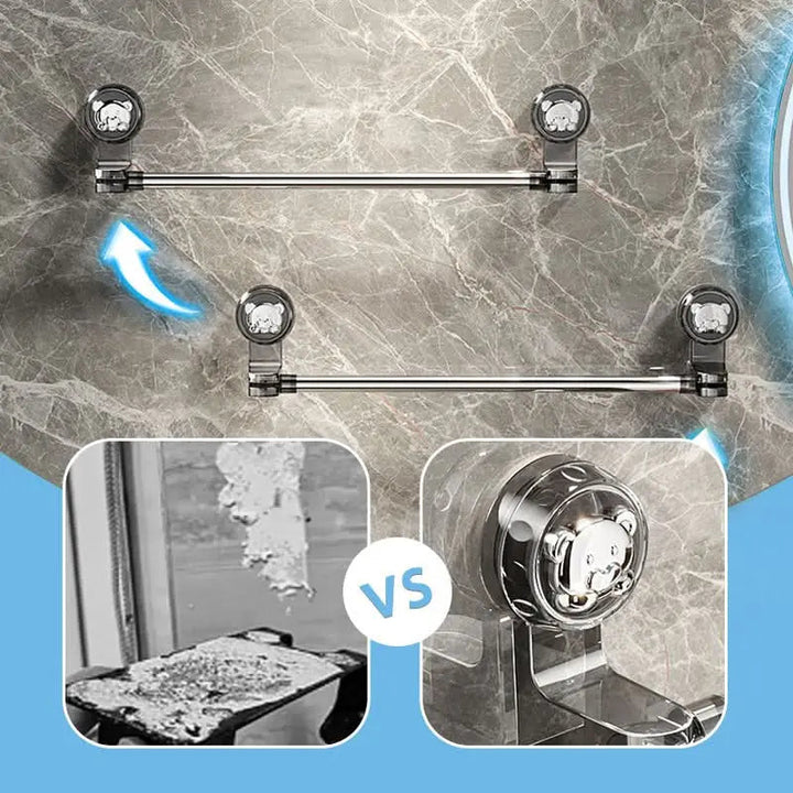 FlexiGrip Towel Holder — Unleash your space freedom with stylish organization without drill holes! | Bowlift