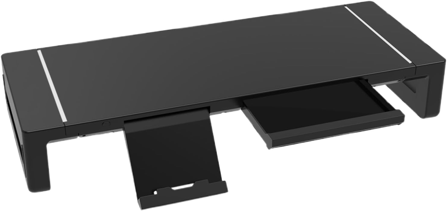 BowLift | Height Adjustable Monitor Stand with Drawer – Stravon