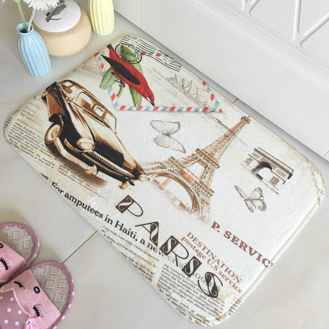 Cozy Decorative Bathroom Mat Bowlift