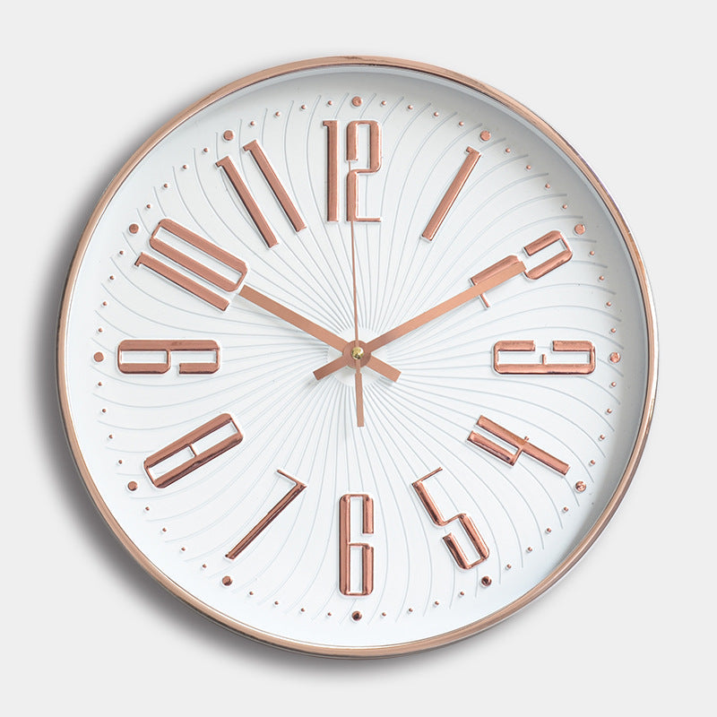 BowLift | Large Letter Classroom Silent Clock 30 cm Battery Operated