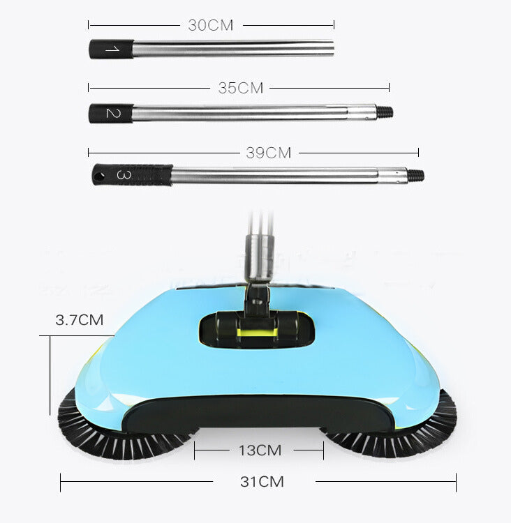 BowLift | 2-in-1 Vacuum Broom | Cordless, Eco-Friendly & Suitable for Tiles, Wood, and Carpets