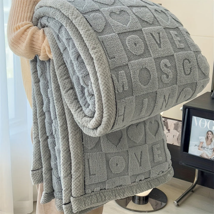 CozyCoral – Luxury Fleece Blanket for All Seasons Bowlift
