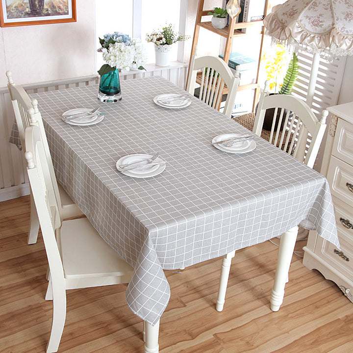 Modern Checkered Tablecloth