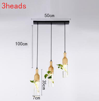 BowLift | Wooden Modern LED Plant Pendant Lights