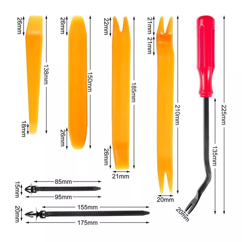 Car Fastening Clips Set 680 Pieces | Bowlift