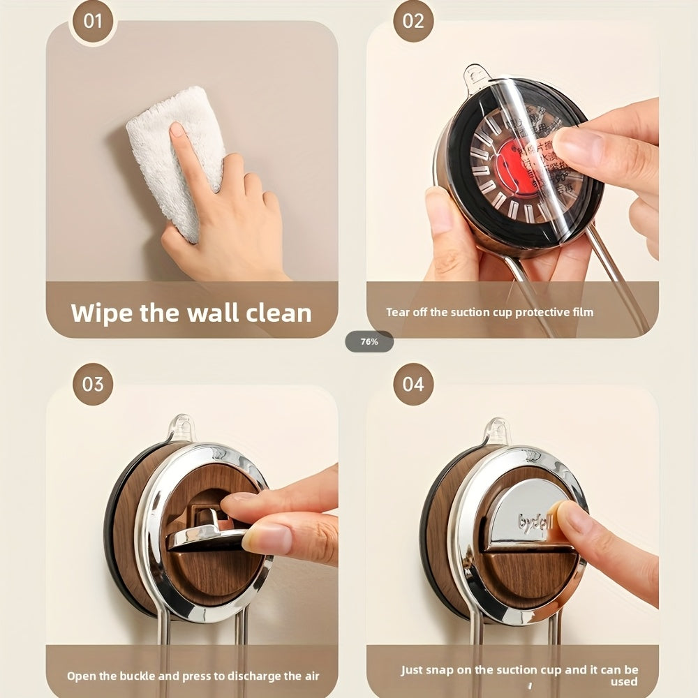 KeukenGrip Roll holder stainless steel paper towel holder with suction cup | Bowlift