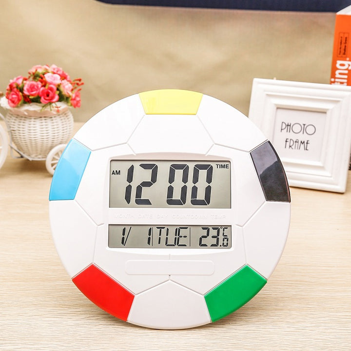 Football Design Alarm Clock Bowlift