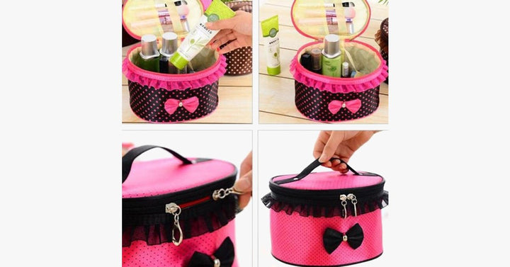 BowLift | BowKnot Design Portable Travel Bag - Space for Your Accessories!