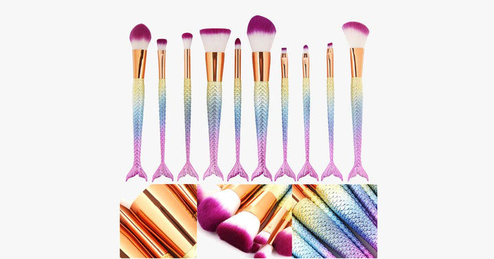 BowLift | Mermaid Tail Rainbow Makeup Brush – Perfect for keeping you dreamy
