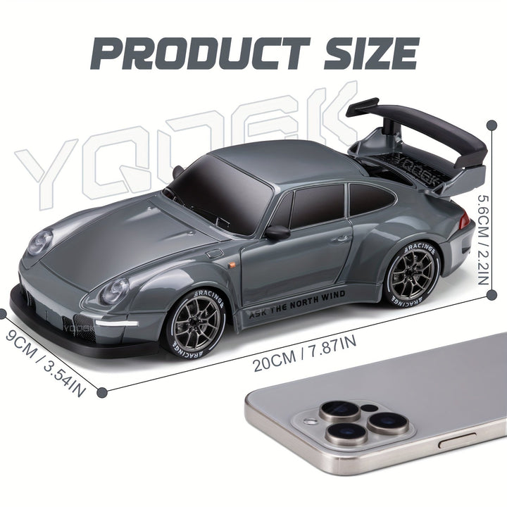 BowLift | 1:24 RC Drift Car | 4WD, LED Wheels & USB Rechargeable for Indoor and Outdoor Racing Fun