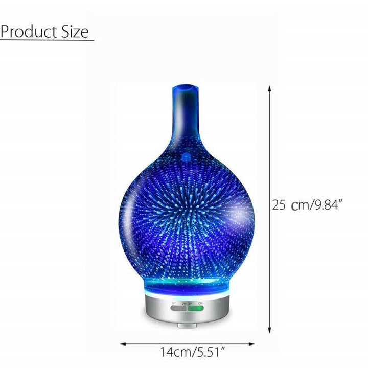 BowLift | 3D Fireworks Air Humidifier Essential Oil Diffuser