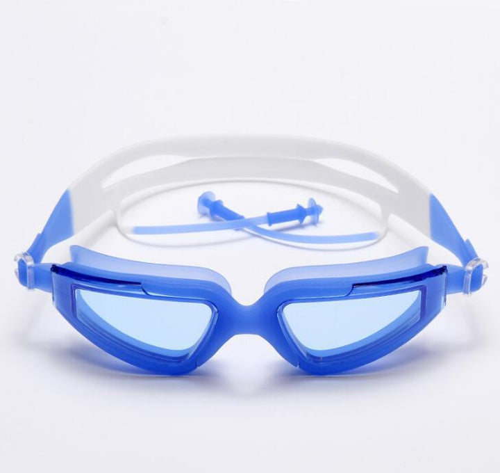 Men's Anti-Fog Competitive Swim Goggles Bowlift