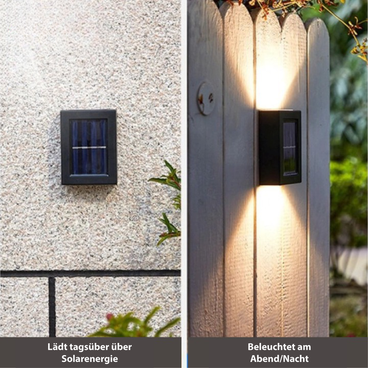 BowLift | SolarGlow LED Wall Lights | Auto On/Off & Waterproof for Garden