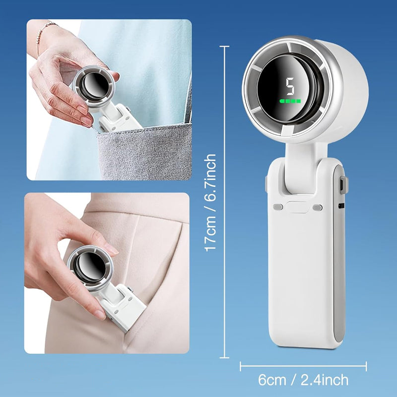 5-Speed Foldable Handheld Fan | Bowlift
