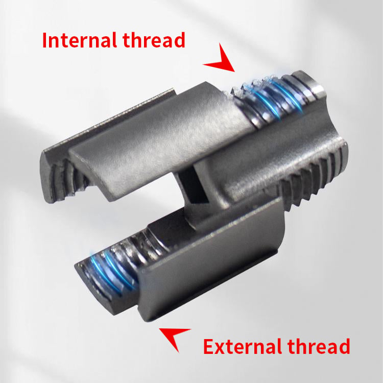 BowLift | Pipe Threading Tool | Dual-Function Internal & External Threads | 40Cr Alloy Steel | 1/2" or 3/4"