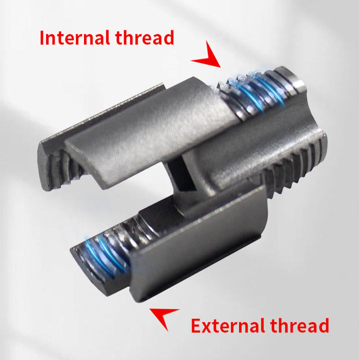 BowLift | Pipe Threading Tool | Dual-Function Internal & External Threads | 40Cr Alloy Steel | 1/2" or 3/4"