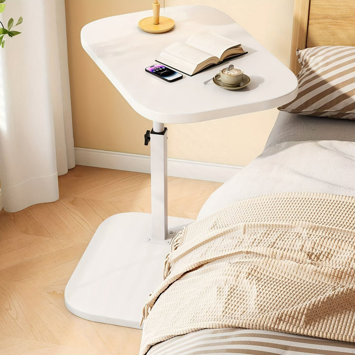 Adjustable Comfort Table – Wooden Side Table with Metal Frame | Bowlift