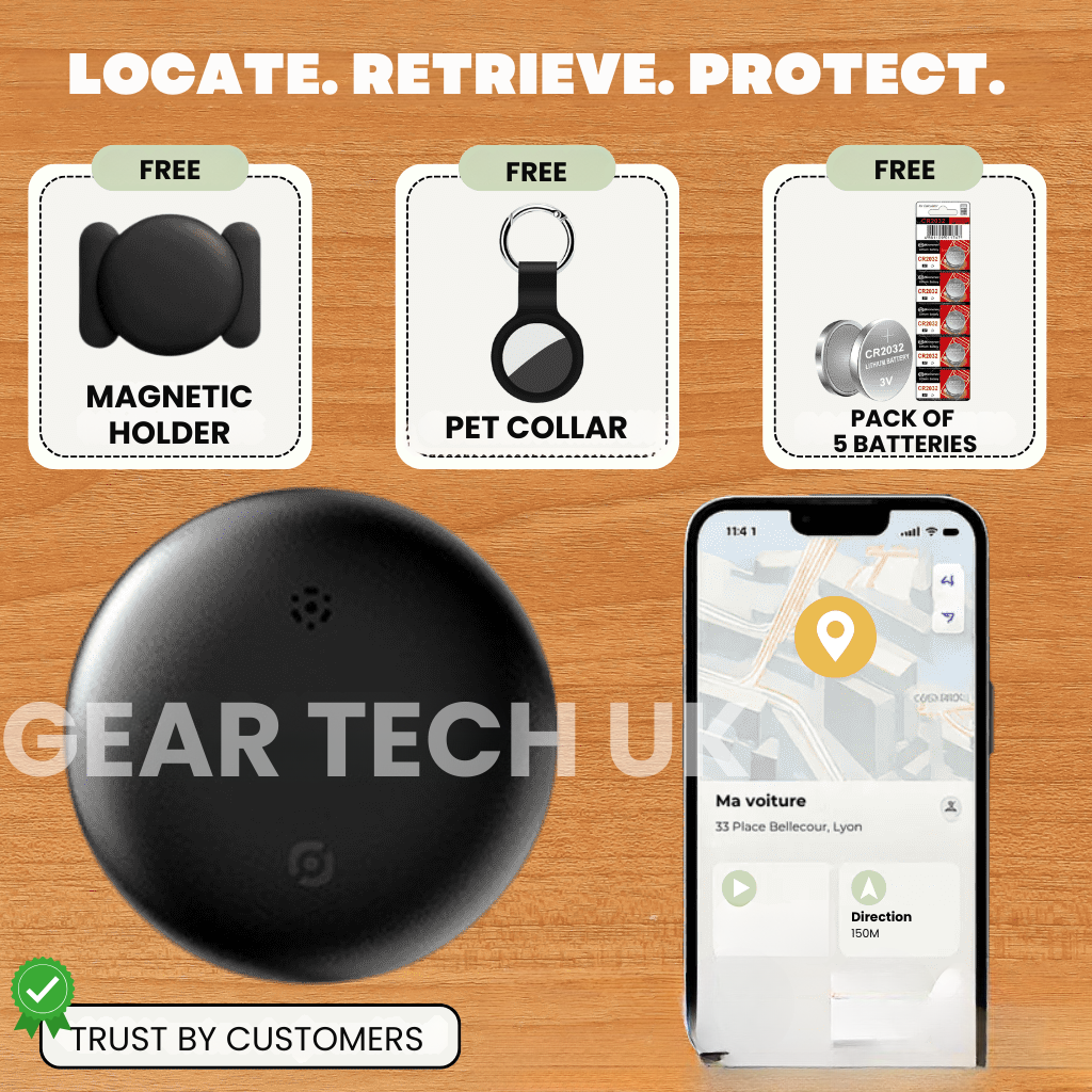 BowLift | GPS Tracker for Motorcycles | No Subscription, Compatible with Android & iOS for Real-Time Location Tracking