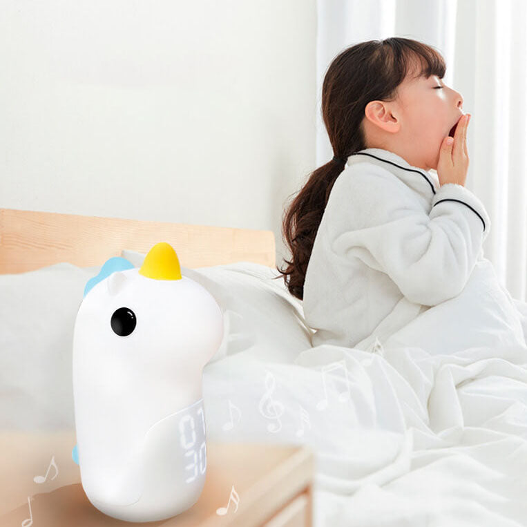 BowLift | Unilora DreamLight Alarm Clock | Unicorn Design | Timer & LED Night Light | Nursery Decor