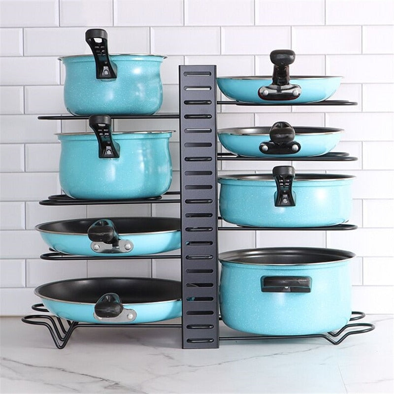 BowLift | SpaceFlex Adjustable Pan Holder & Lid Holder | Organization & Flexibility in the Kitchen