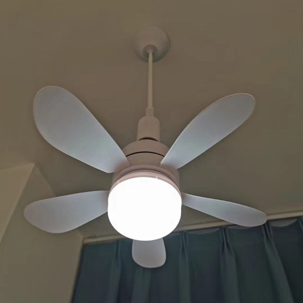 2-in-1 LED Ceiling Fan Light with Remote Control, E27/B22 Base | Bowlift