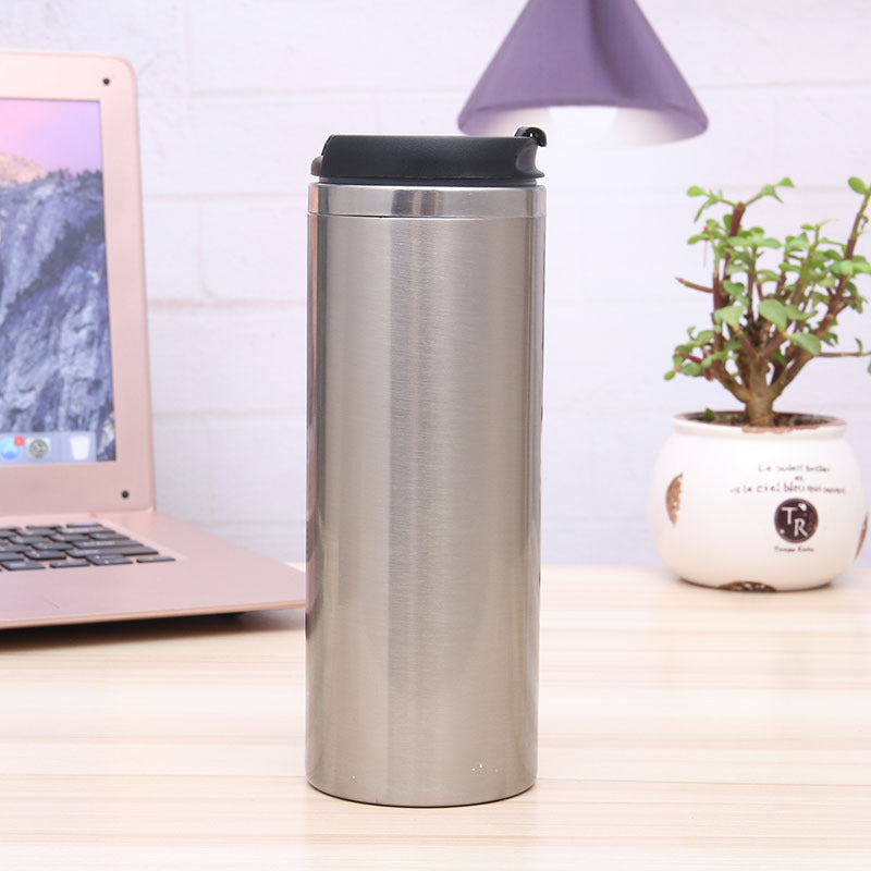 Women's thermal mug with spill-proof lid and double wall Bowlift