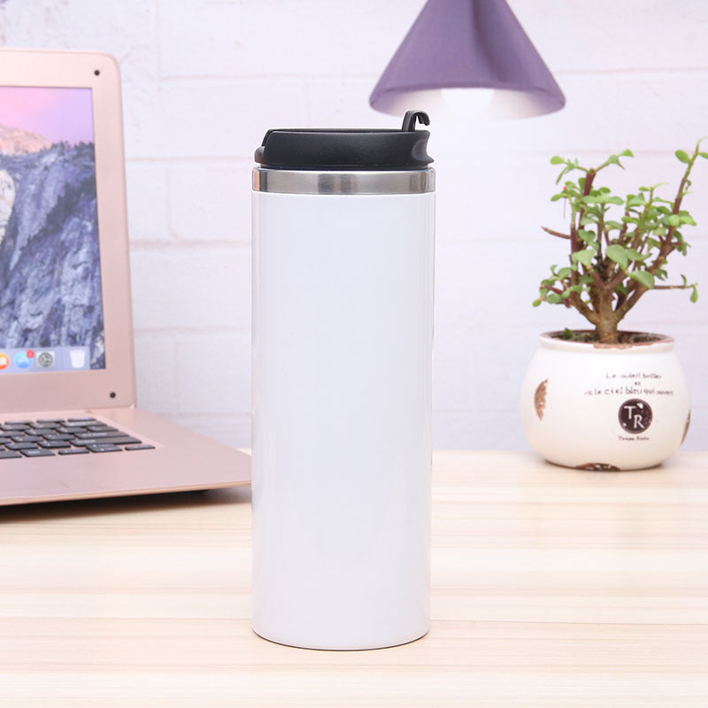 Women's thermal mug with spill-proof lid and double wall Bowlift
