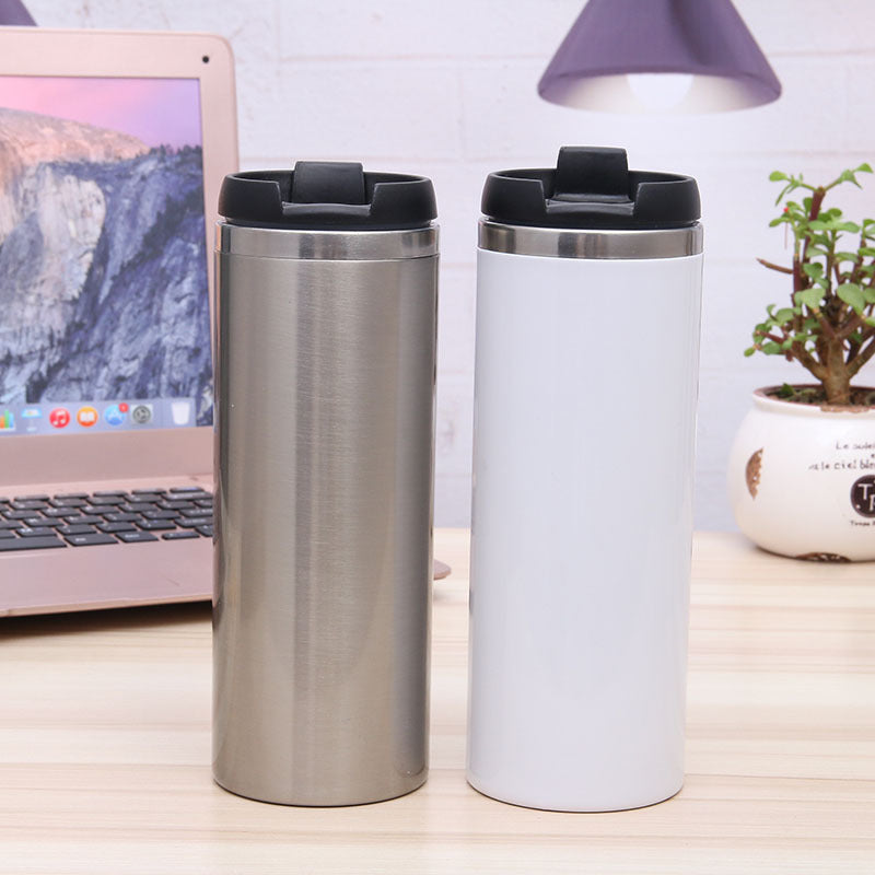 Women's thermal mug with spill-proof lid and double wall Bowlift