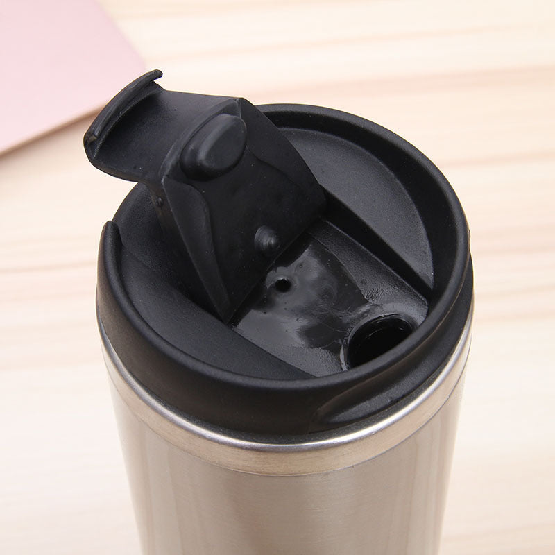 Women's thermal mug with spill-proof lid and double wall Bowlift