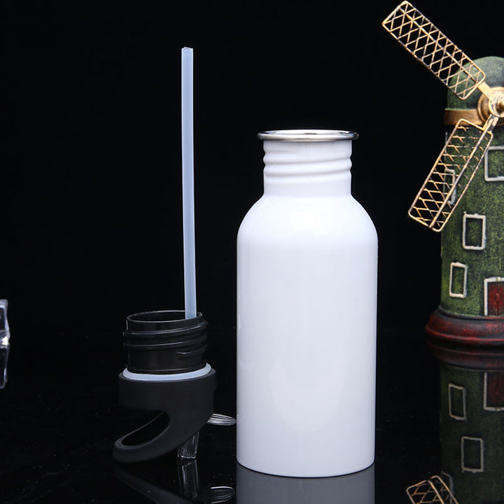 Women's Sporty Water Bottle with Removable Carry Handle Bowlift