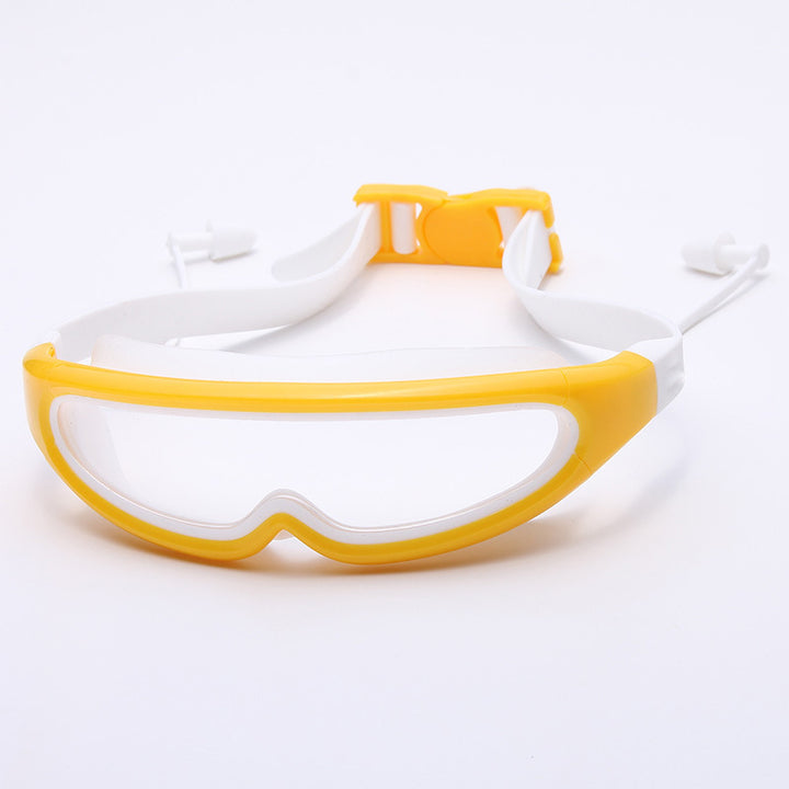 Sporty swimming goggles with adjustable wearing system Bowlift