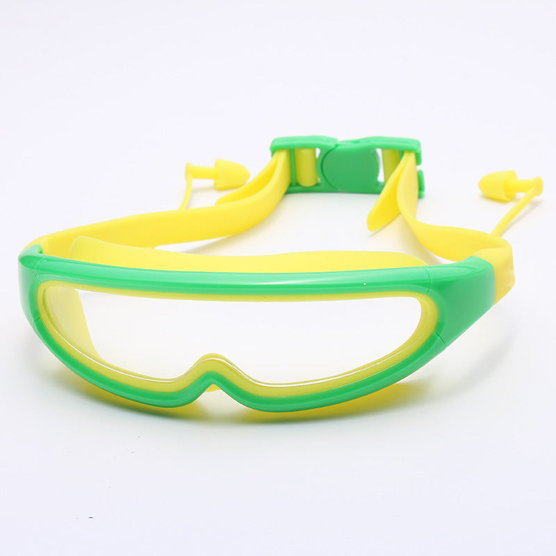 Sporty swimming goggles with adjustable wearing system Bowlift