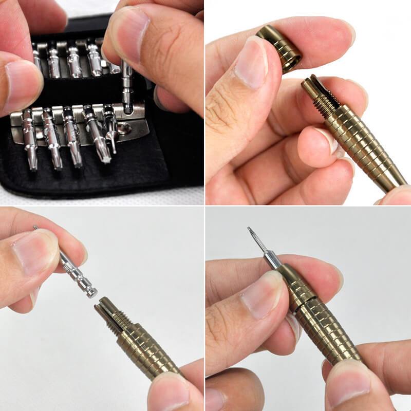 Ciaovie Mini Kit for Precision Screwdriver Repair Tools (25 pieces) | Bowlift