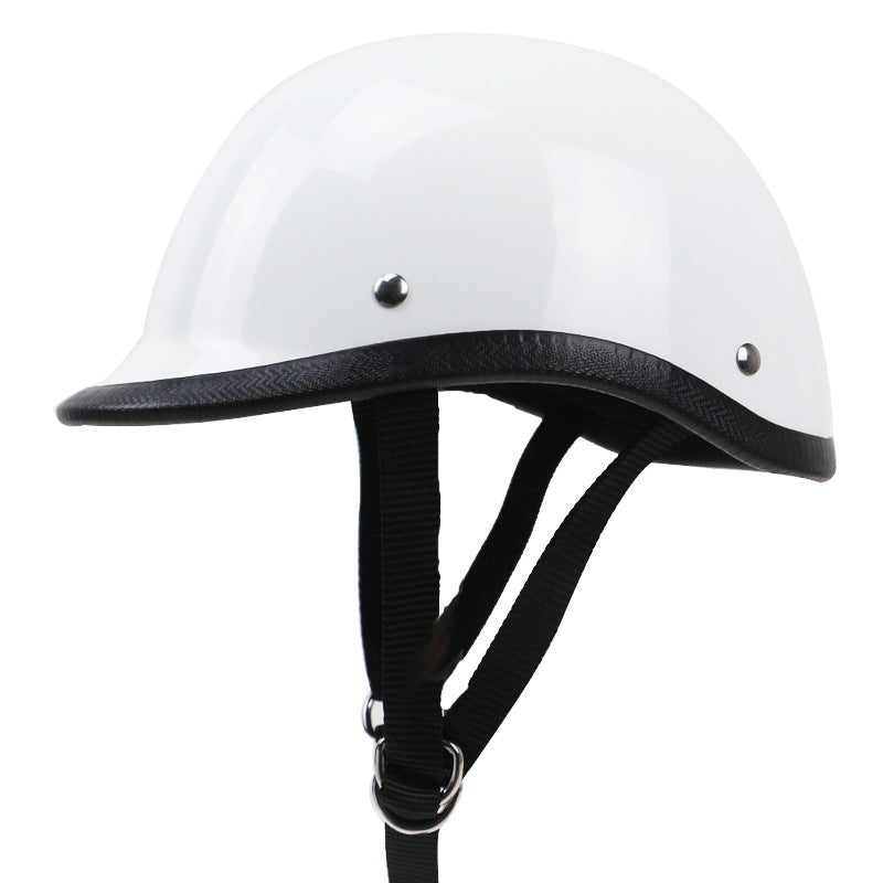 Classic Minimalist Motorcycle Helmet Bowlift