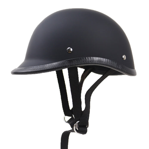 Classic Lightweight Motorcycle Safety Helmet Bowlift