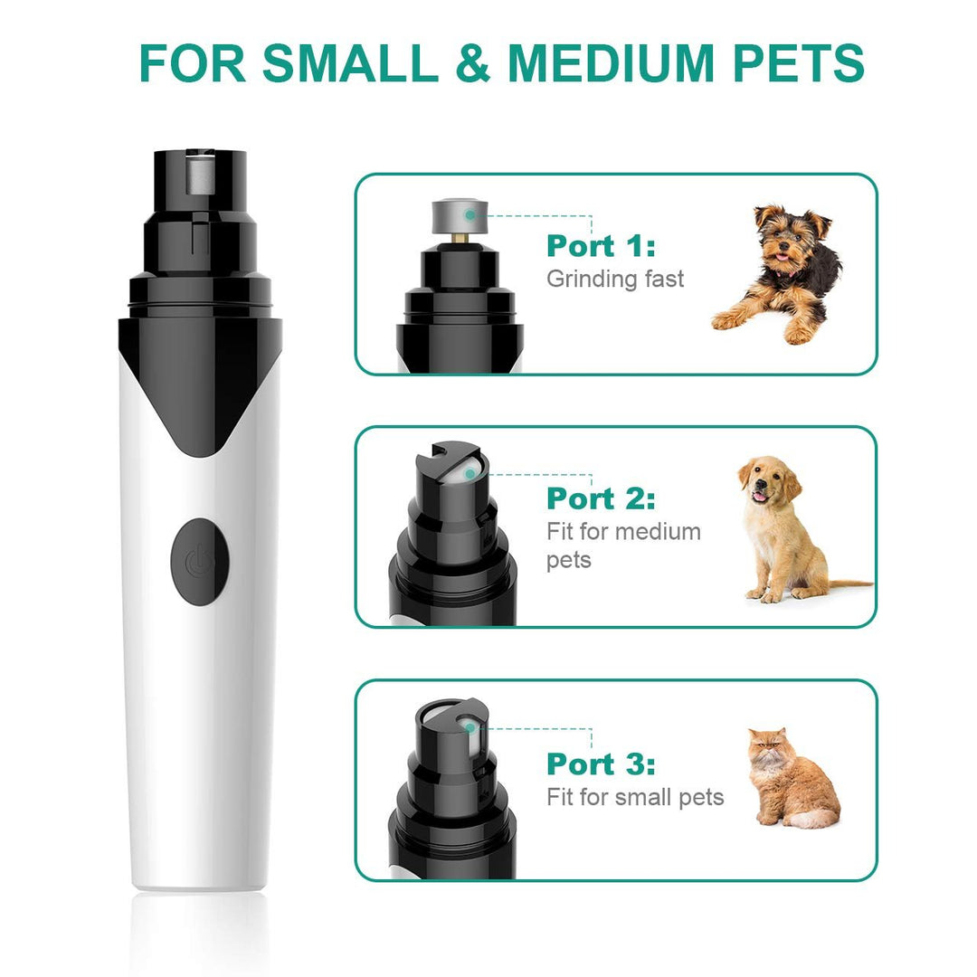 BowLift | Rechargeable Pet Nail Grinder Soundless Good for Pet's Health