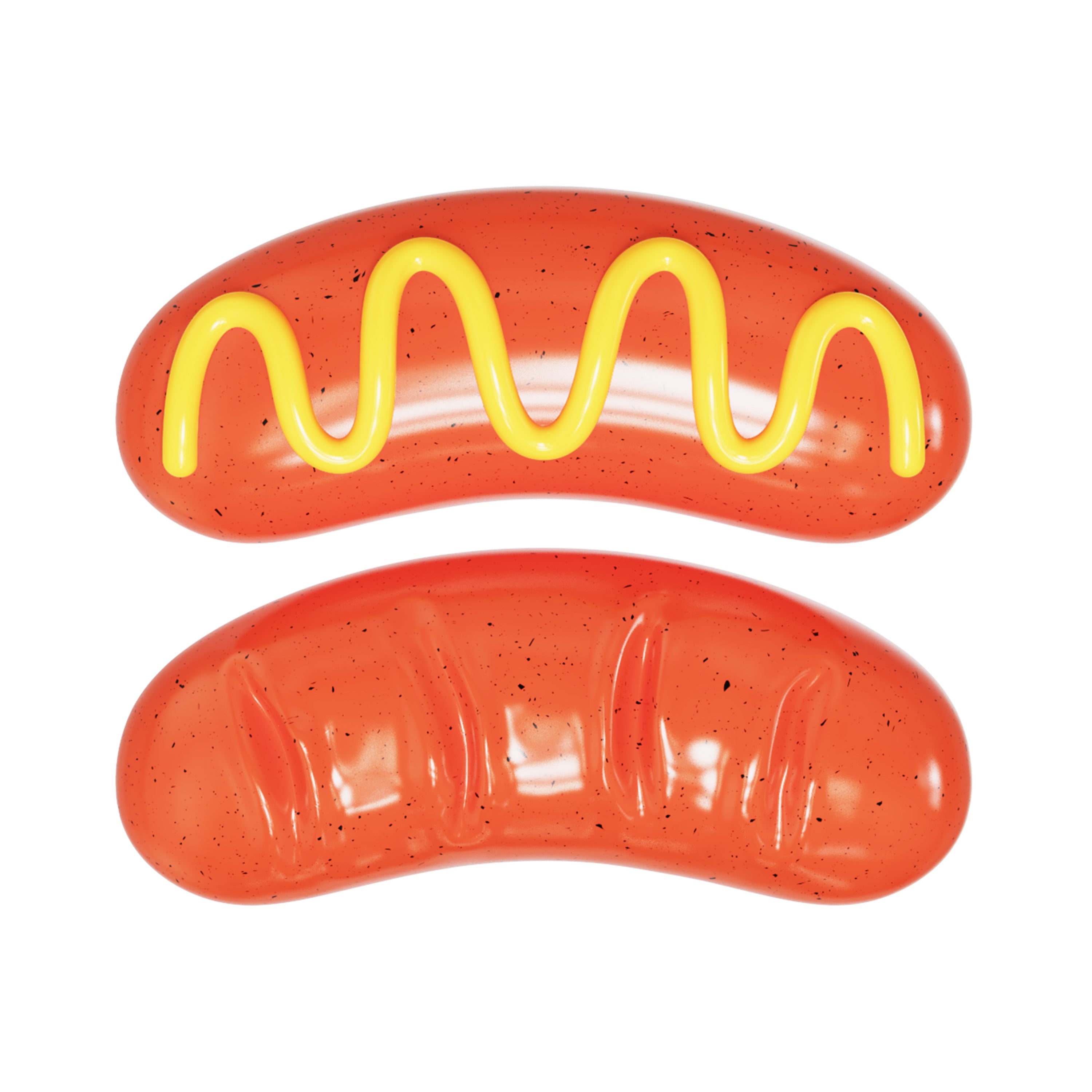 American Sausage Squeaky Chew Toy for Dogs