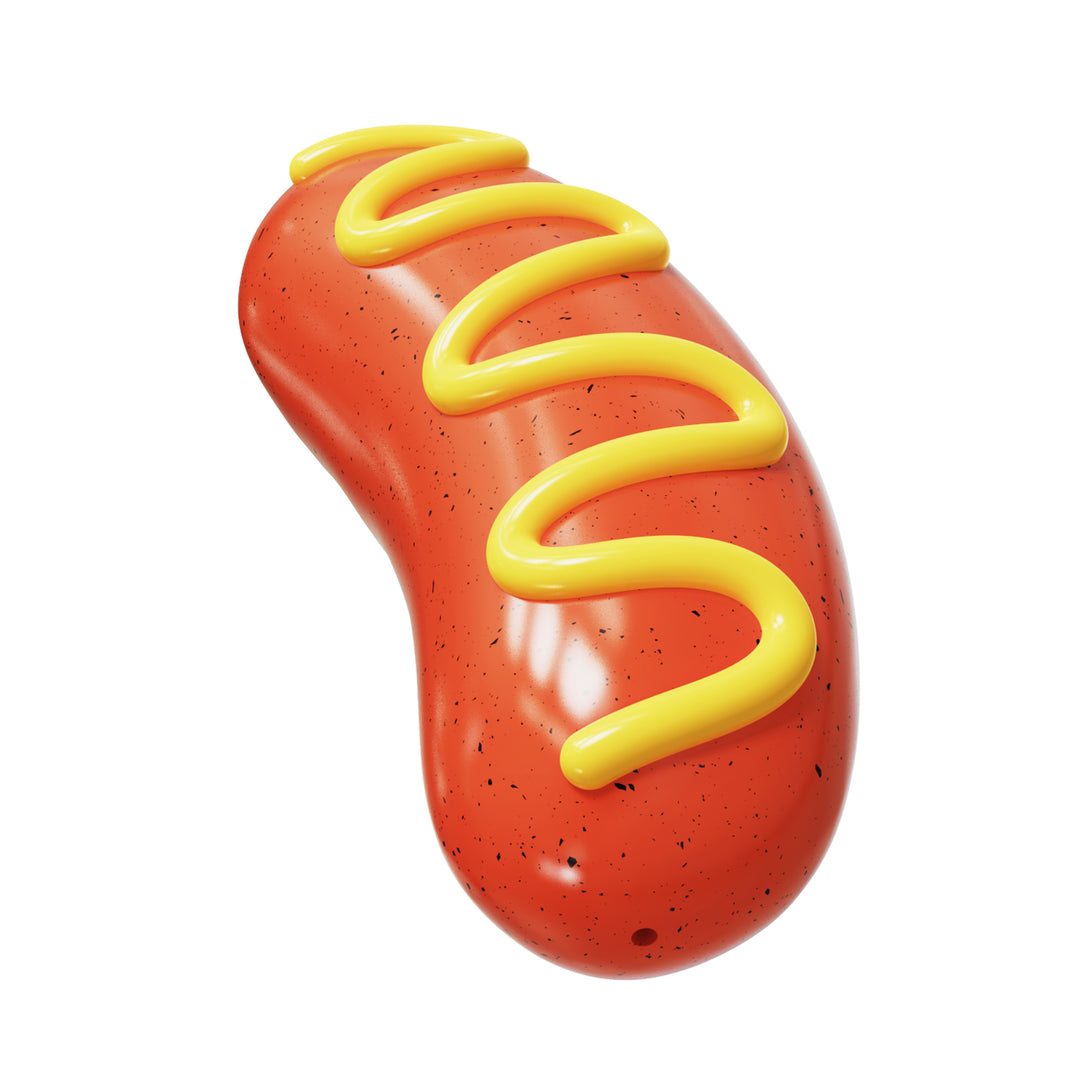 American Sausage Squeaky Chew Toy for Dogs
