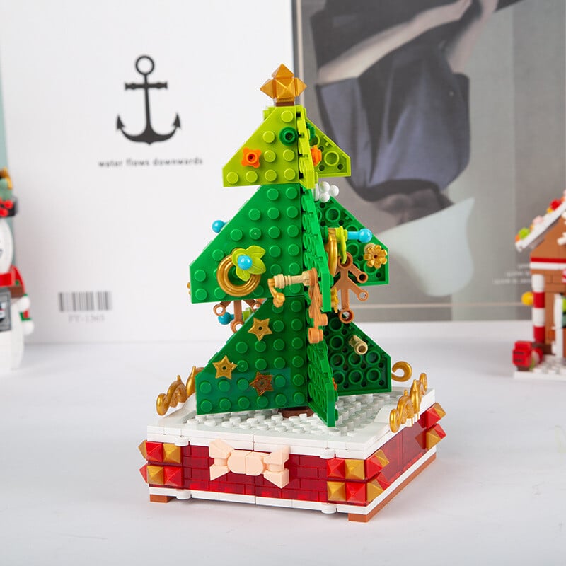 BowLift | 360 PCS Music Box Christmas Tree Building Blocks