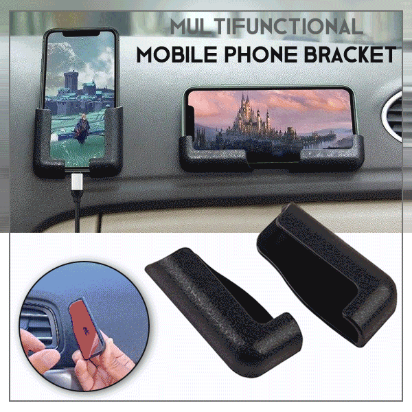 BowLift | Phone Holder Mount | Adjustable Wall & Car Stand | Strong Adhesive | Universal Fit