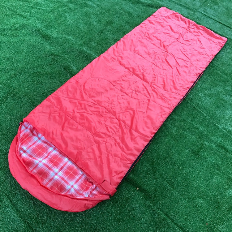 Outdoor Sleeping Bag With Comfortable Interior Equipment Bowlift