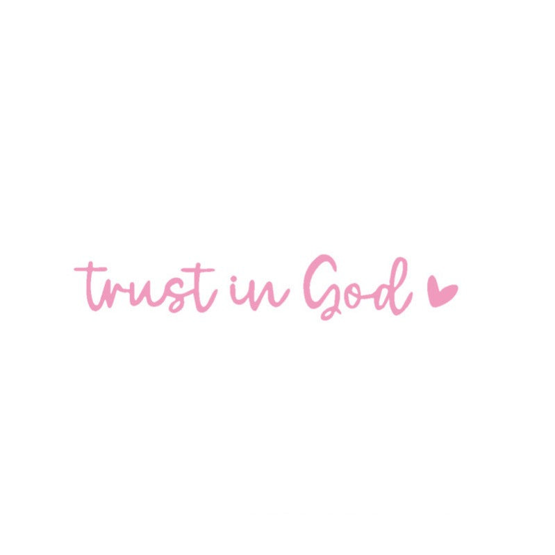 BowLift | “Trust in God” Rear-View Mirror Decal
