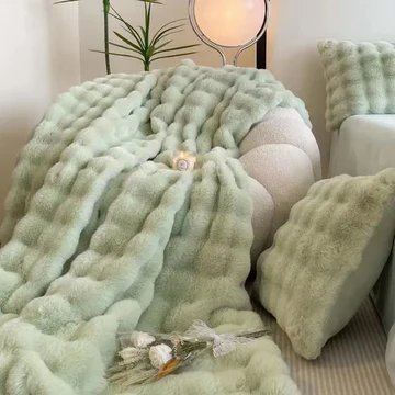 BowLift | Winter Warm Rabbit Faux Fur Throw Blanket