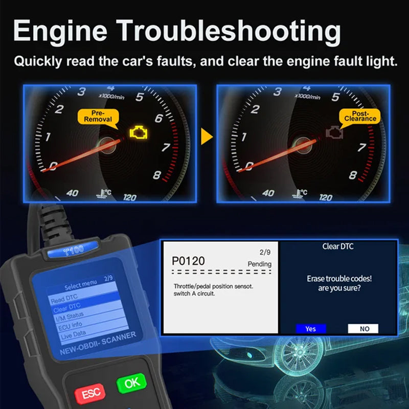 BowLift | BT100 12V Car Battery Load Tester