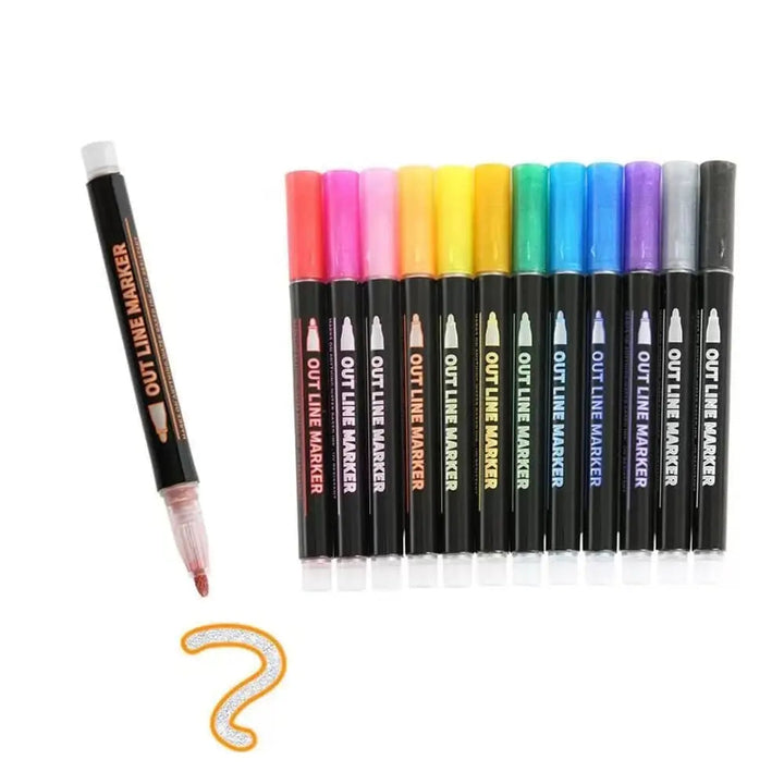 BowLift | StrahlKraft Metallic Marker Set — Make Your Art The Shining Center Of Attention!