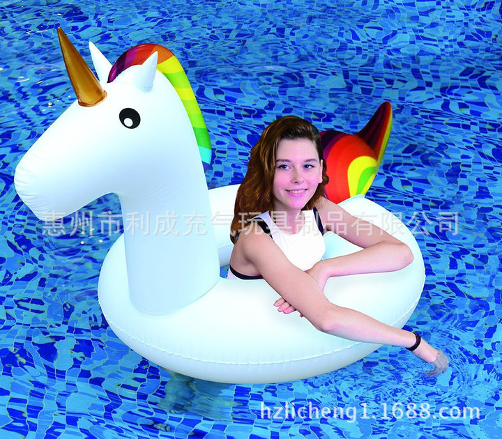 Women inflatable swimming animal in unicorn shape Bowlift